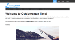 Desktop Screenshot of outdoorsmantime.com